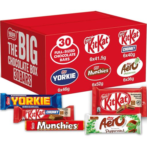 【Flash Sale】Nestlé 30x Chocolate Bars The Big Variety Box (1.3Kg)