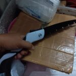 AIRAJ 1pc Industrial Grade Steel Folding Saw, Manual Cutting Tool with Anti-Slip Durable Handle, Three Specifications Available for Outdoor Use, Without Battery photo review