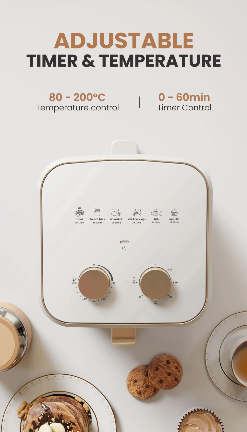 Russell Taylors 3D Visible Window Air Fryer Large (4.5L) Z3