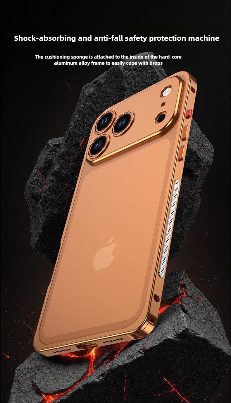 Luxury Case Metal Frame for iPhone 17 Series
