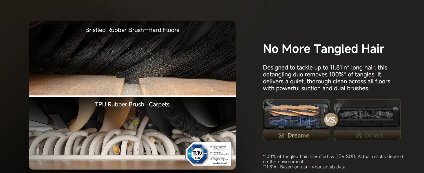 X50 Ultra Robot Vacuum and Mop - Halloween Limited time 10% discount Auto-Empty and Mop Self-Cleaning, 20,000Pa Suction, Obstacle Avoidance and 360° Navigation, Corner to Edge Deep Cleaning, Detangling Brush